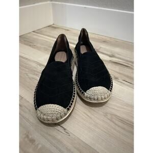 Cole Haan Black Cloudfeel Espadrille Loafer Women Size 6
